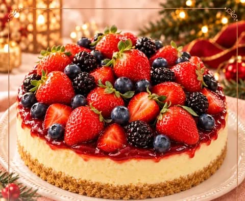 Cheesecake de Frutas Vermelhas