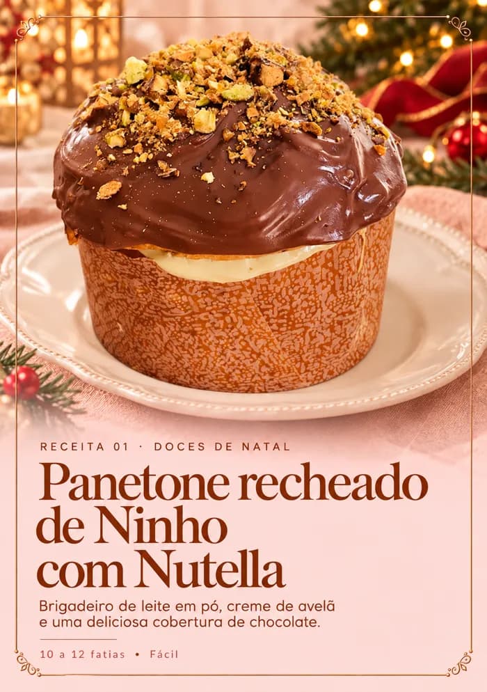 Página do Panetone recheado