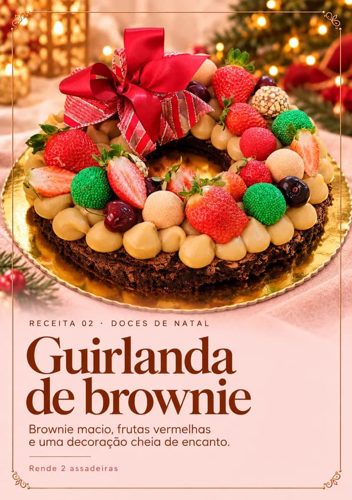 Página da Guirlanda de Brownie